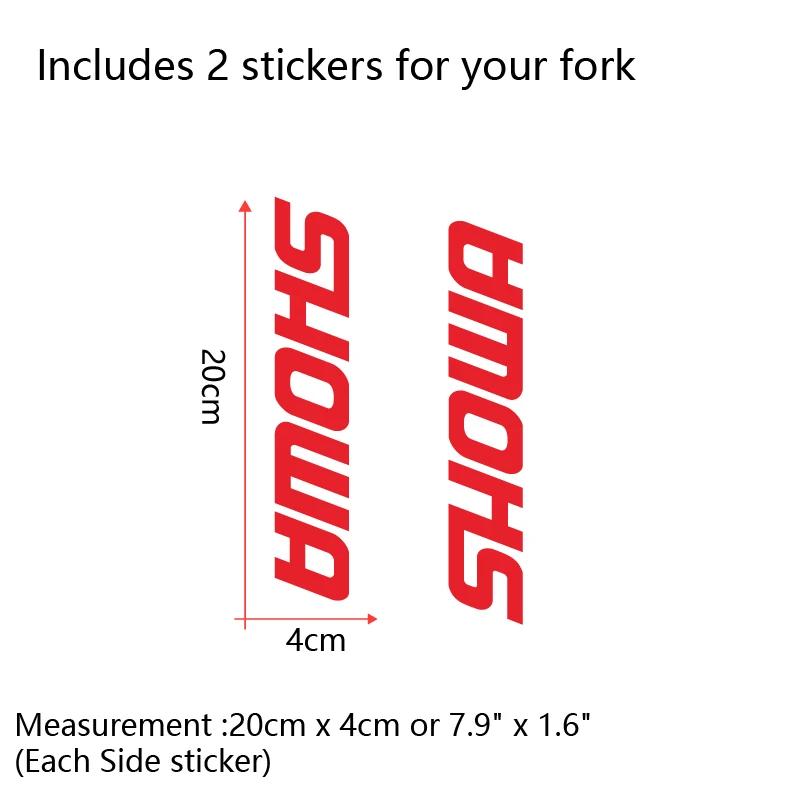 

2 шт. Виниловая наклейка для мотокроссового мотоцикла Kyb WP Suspension Showa Decal для Yamaha Honda Suzuki Ktm Kawasaki Benelli Decor
