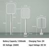 A99G-Folding Electric Mosquito Swatter Can Repel Mosquitoes And Fly Swatter Lithium Retractable Battery USB Charging Base