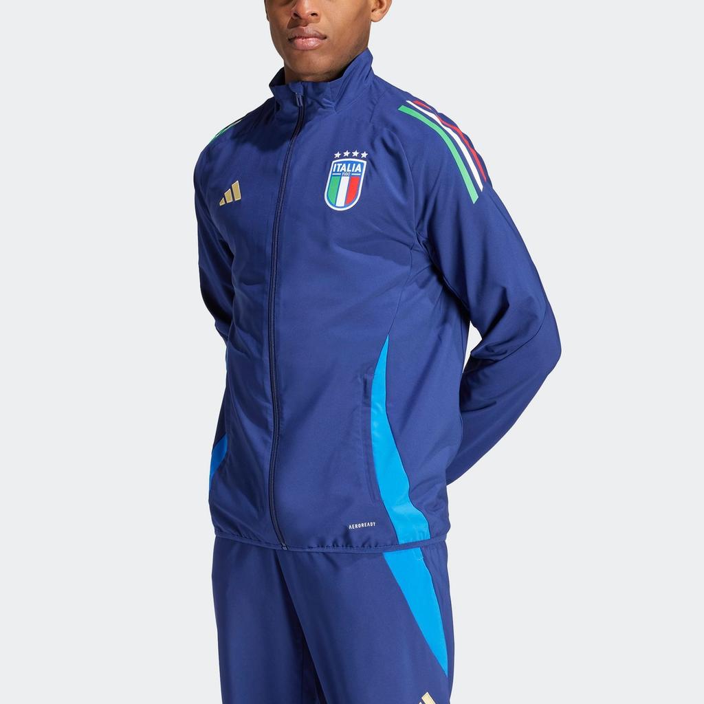 Adidas Italy Tiro 24 Competition Soccer Training Jacket Men Jacket Midnight-Blue IQ2184