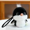 New Cute Little Tit Doll Pendant Keychain Color Bird Plush Toy Schoolbag Keychain