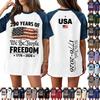Women's Denim Patchwork Top, Casual Short-sleeved Comfortable T-shirt, Fashionable For Spring And Summer.