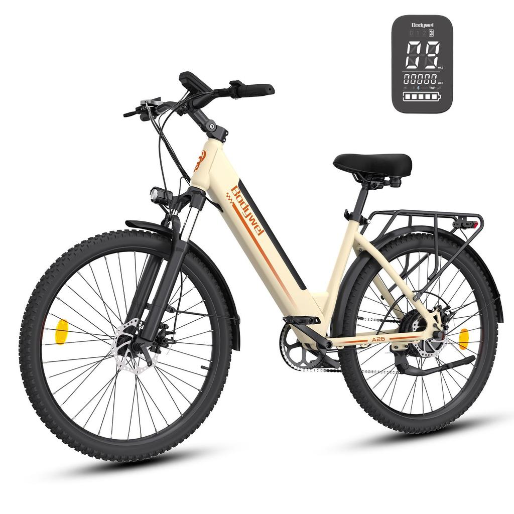 Bodywel A26 Electric Bike for Urban Commuting,36V 13.5Ah Removable Battery