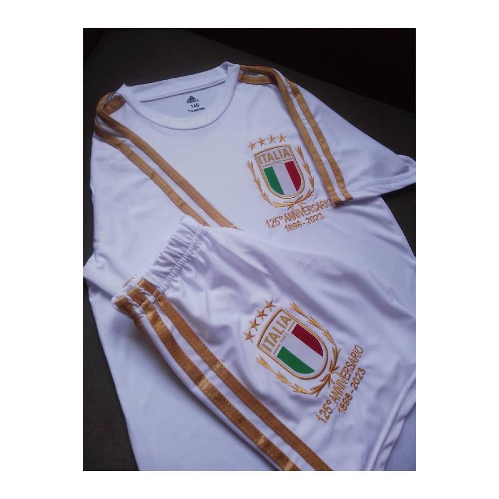 Neue Saison Italien 125. Jubiläum Sonderdesign Anonymous Kinder-Trikotshorts und Socken im Dreierset