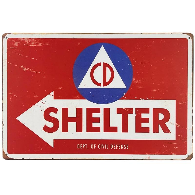 Retro Metal Tin Signs Vintage Decor Area 51 Plaque Garage Warning Danger Wall Plates Cafe Bar Decor Room Decoration