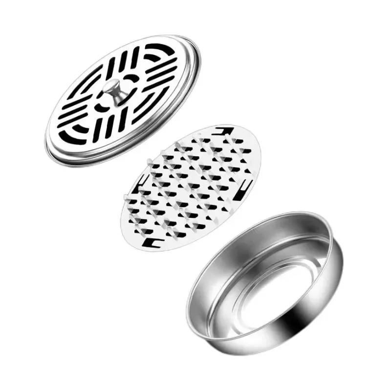 New 1pc Stainless Steel Mosquito Coil Box Cover Mosquito Coil Tray Large Ash Tray Outdoor Portable Mosquito Coil Holder