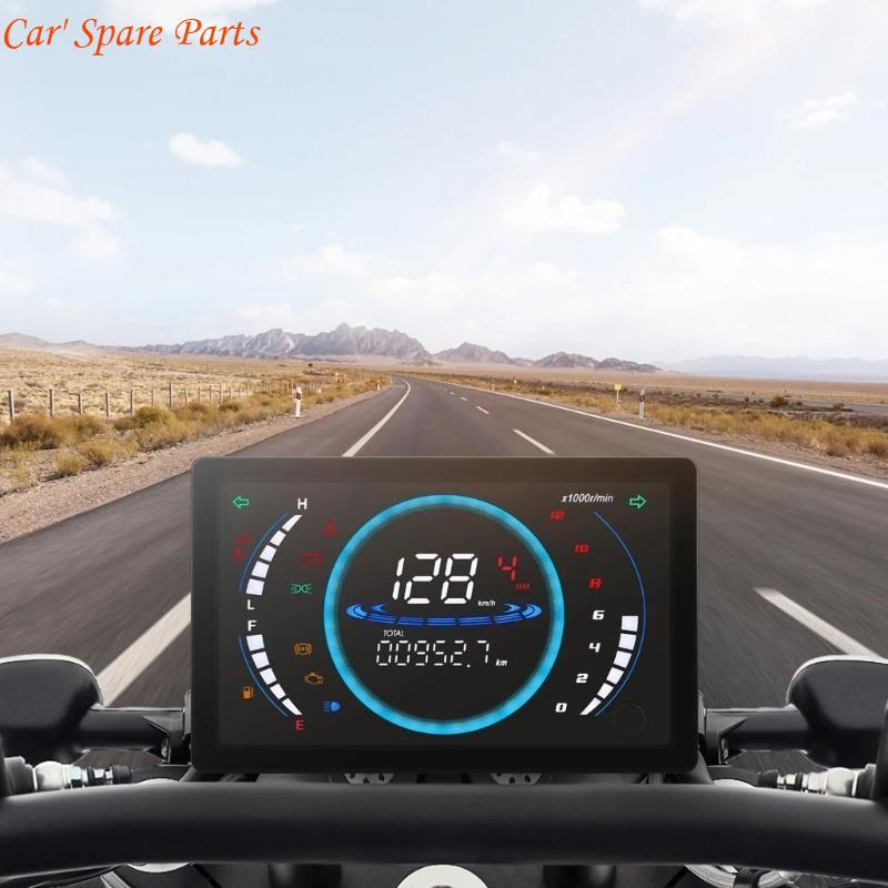 Y4UA LCD Digital Display Speedometer Odometer Dashboard Suitable for 150 CM150 Waterproof Motorbike Instrument LED Tachometer