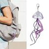 3 Pieces Colorful Glass Bead Jellyfish Keychain Ornament Adds Elegant Charm To Your Accessories Stylish Outfits