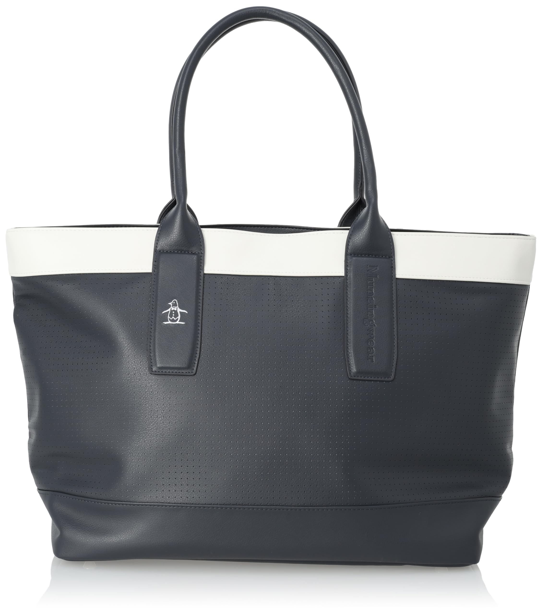 

[Munsingwear] Tote Bag Punching Mesh Material Simple Golf MQBXJA03 NV00 (Navy)