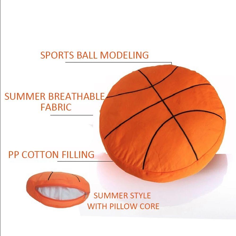 Toy Birthday Gift Nap Pillow Stuffed Toys Basketball Plush Toys Sofa Cushion Simulation Ball Pillow