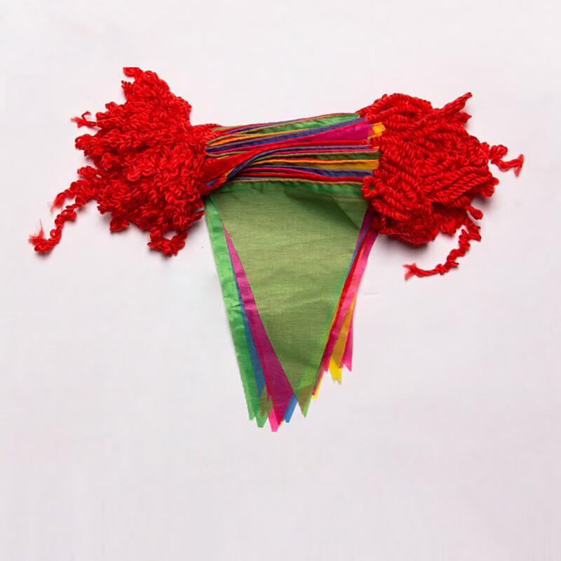 Colorful Triangular Safety Warning Flags