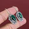 Malachite Earring Natural Gemstone Earrings Designer Jewelry Handmade Earrings 925 Sterling Silver Earring Vintage Earring Engagement Gifts