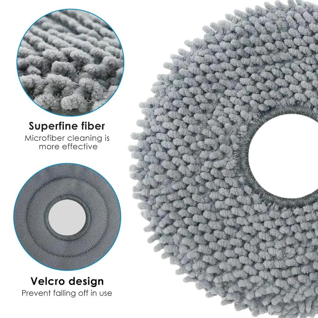 Accessories Kit Compatible with Roborock Q Revo Robtic Vacuum Cleaner,Mop Pads Main Brush Dust Bags Side Brush Hepa Filter