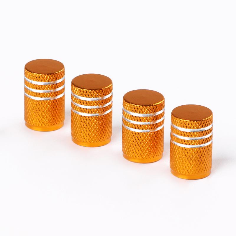 4PCS Bike Valve Caps Aluminum Alloy Schrader Valve Caps Motorcycles Trucks Cars Bikes Tire Valve Stem Covers Bicycle Accessories