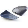 Pair Left & Right Carbon Fiber Side Rearview Mirror Cover Cap Compatible For Volvo C30 S60 S80 S40 V50 V70