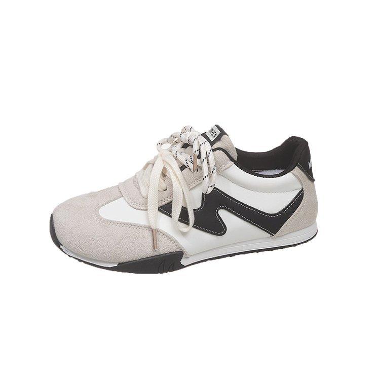 

Shou Valley s popular soft-soled casual sports board shoes for women 2025 autumn outdoor running thick-soled Forrest training shoes for women 35 белый