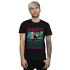 DC Comics Mens Joker And Harley Quinn Ha Ha Happy Holidays T-Shirt