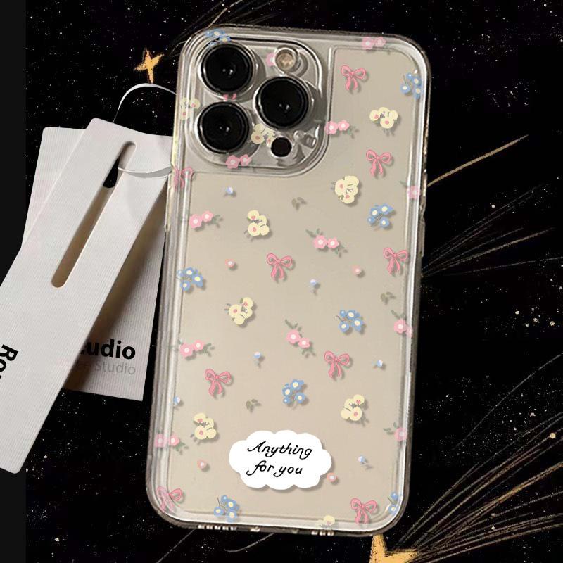 Floral Style Soft Case for iPhone 11/12/16 Pro Max, Full Coverage, Drop-Proof
