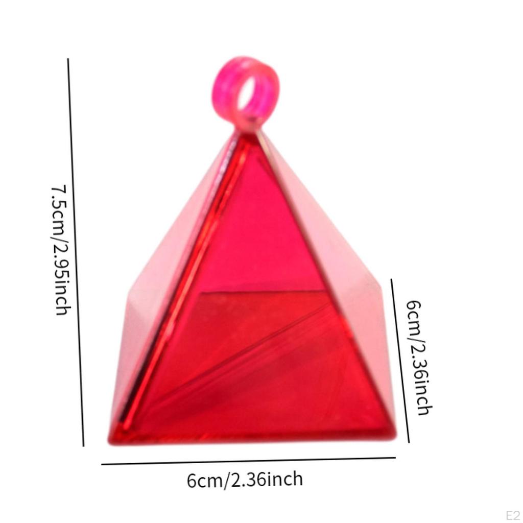 Ciondolo Peso Palloncino Portante Decorazione Compatta Piramide per Anno