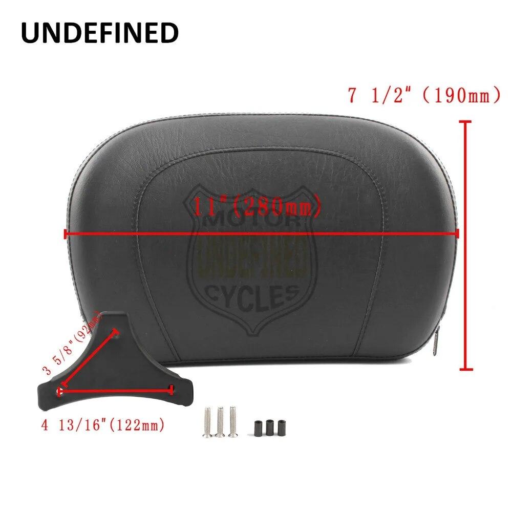 Motorcycle Backrest Pad Sissy Bar Passenger Backrest For Harley Touring Road King Street Glide Electra Glide FLHT FLHX 1997-2018