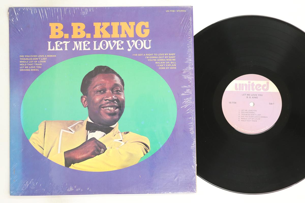 

LP Record BB KING - Let Me Love You US7734 UNITED US Blues Used