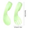 Portable Tableware Sets Antislip Utensils Infant Training Baby Twist Fork Spoon Suit 2Pcs/Set