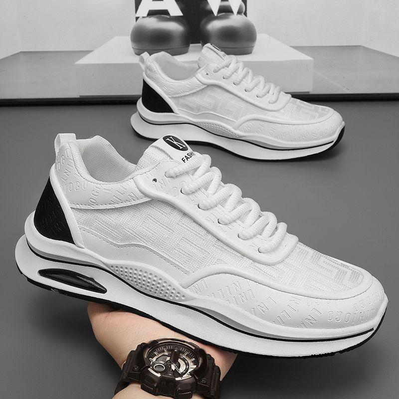 

2025 summer new men s shoes mesh breathable dad shoes platform non-slip wear-resistant sports shoes men s casual shoes 39