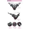 Women's Panties Sexy Temptation Hollow Embroidery Low Waist Open Crotch Thong Luxury Buttocks Side Open T Pants 2151