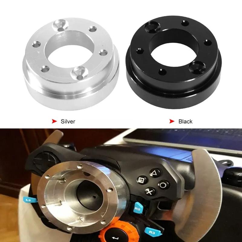 Steering Wheel Adapter Plate Hub Adapter For Logitech G25 G27 G29 G920 70mm PCD Aluminum Racing Car Game Modification Accessory