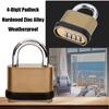 Theft Zinc Zinc Alloy Digit Combination Backpack Toolbox Cabinet Padlock Code Lock Digit Locks Password Lock