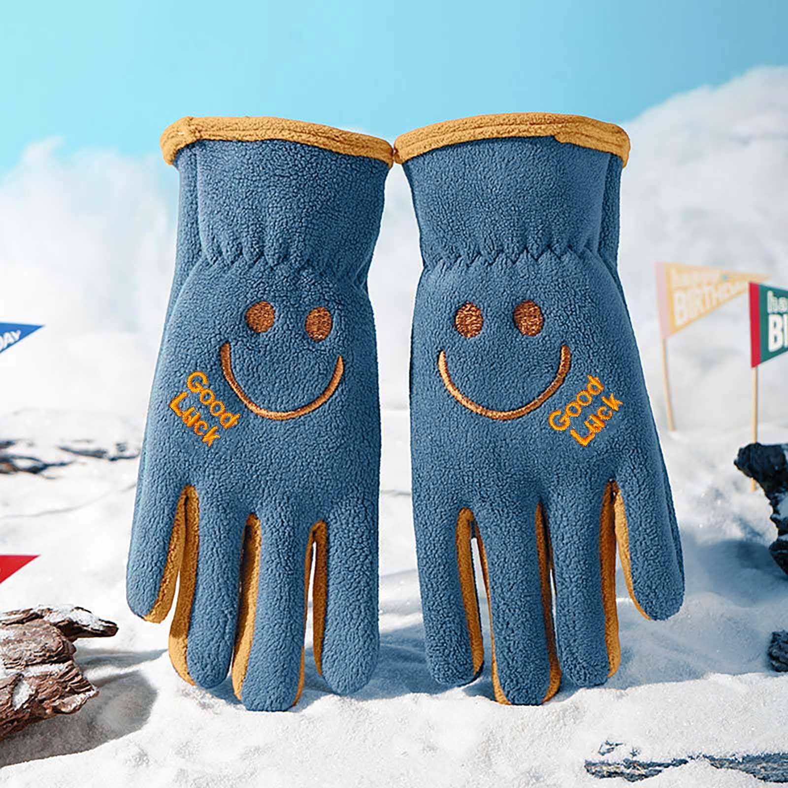 

Children s Warm Gloves Plus Fleece Cold-proof Gloves