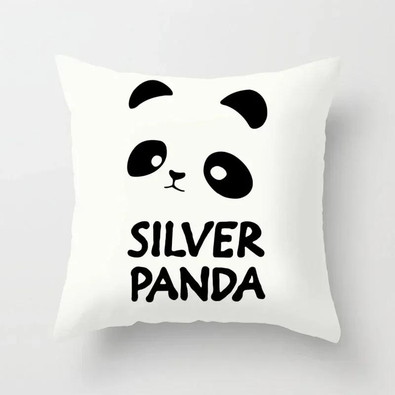 

Черно-белая наволочка для подушки дивана Чехол для подушки Кровать Дом Гостиная Автомобиль Офис 66x66cm