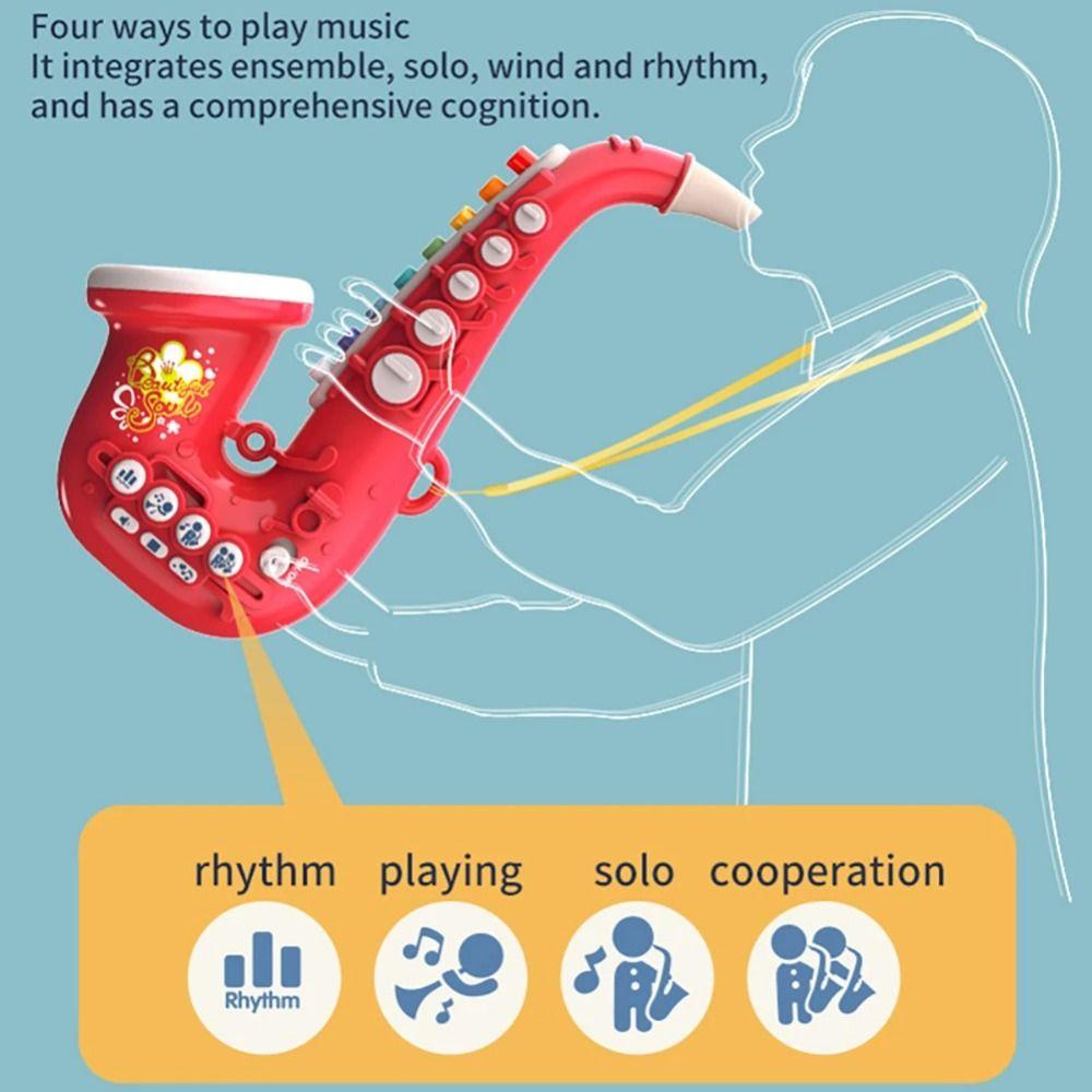 Intelligent Development Kids Instrument Musical Toy Instruments Saxophone Toy Children/Kids Gifts