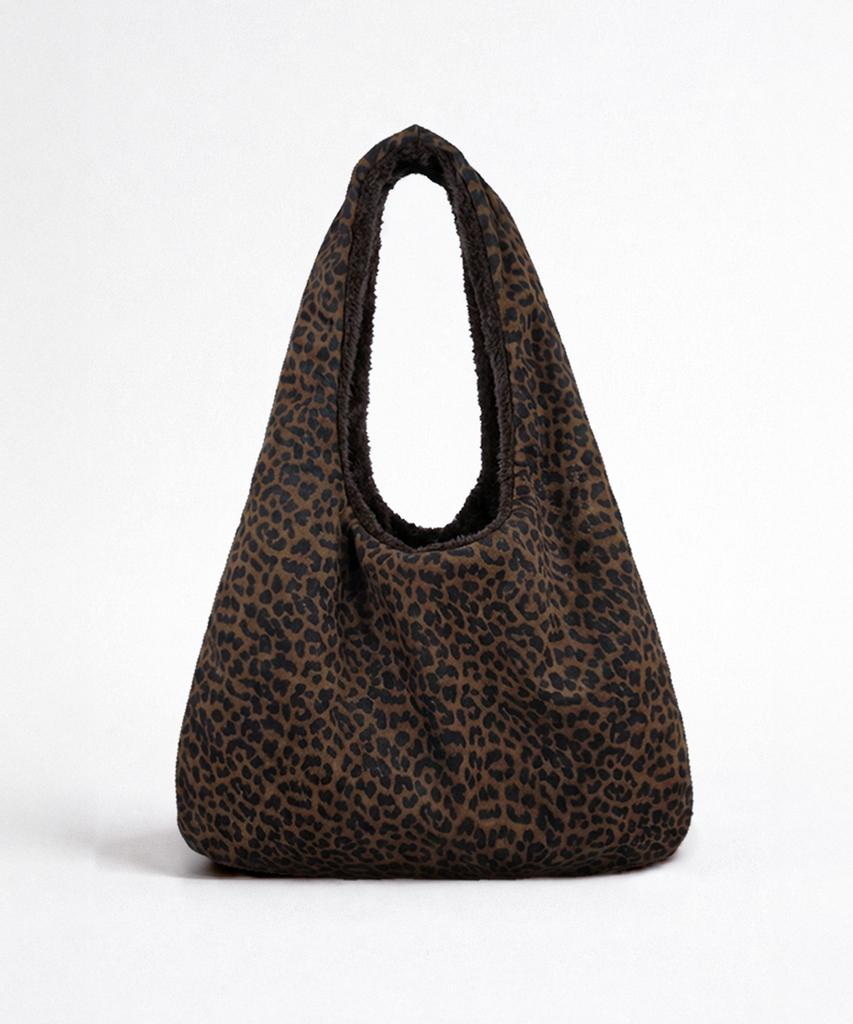 Leterie Boucle Reversible Shoulder Bag_Brown