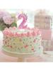 Cake Numeral Candles Birthday Candle Pink Colour Creative Candle Princess Crown Girl Happy Birthday Party Decoration