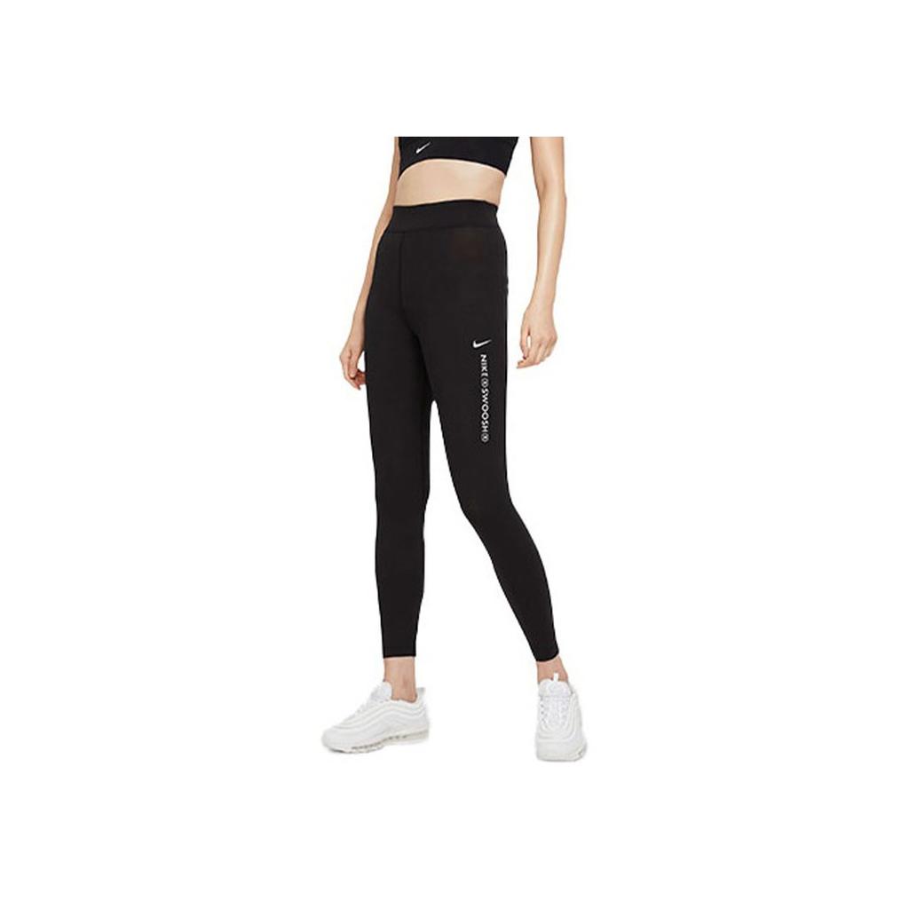 Nike Sportswear Swoosh High-Waisted Casual Leggings Women Leggings Black CZ8902-010
