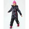 European-Style Children's One-Piece Ski Suit, Unisex Ski Outfit for Boys and Girls, Waterproof, Windproof, and Warm, Suitable for Older Children