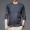 Fashion Gradient Graphic Men's T Shirts Autumn Man Clothes Crew Neck Long Sleeve T-Shirts Tops Men's T-Shirt Outdoor Pullover