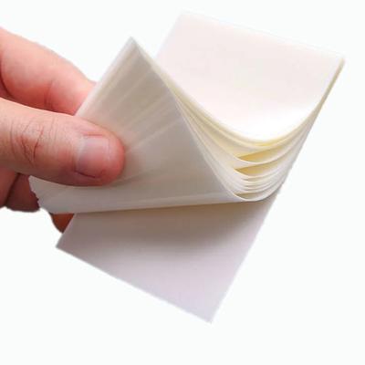 50 Sheets Creative Transparent PET Waterproof Sticky Notes Tear-off Simple Sticky Notes Office Note-taking Labels
