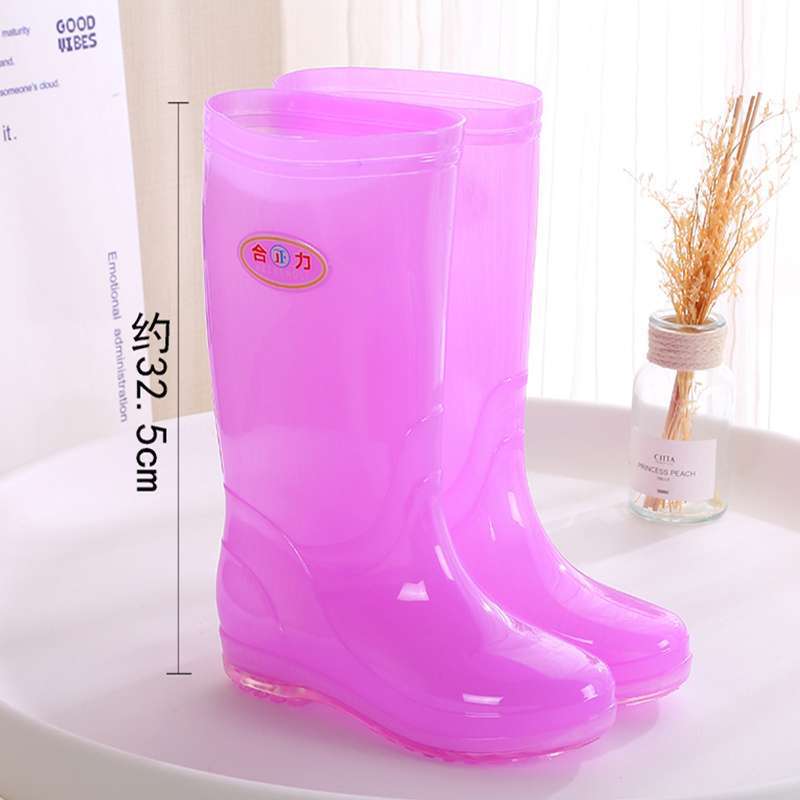 

Желейные прозрачные резиновые сапоги, водонепроницаемые сапоги, дождевая обувь, женские летние дождливые дни, рабочие быстросохнущие резиновые сапоги, износостойкие, кухонные, высокие водонепроницаемые s 40