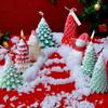 WTEMPO 1PC Christmas Tree Modeling Candle Silicone Mold Thanksgiving Christmas DIY Handmade Aromatherapy Candle Mold