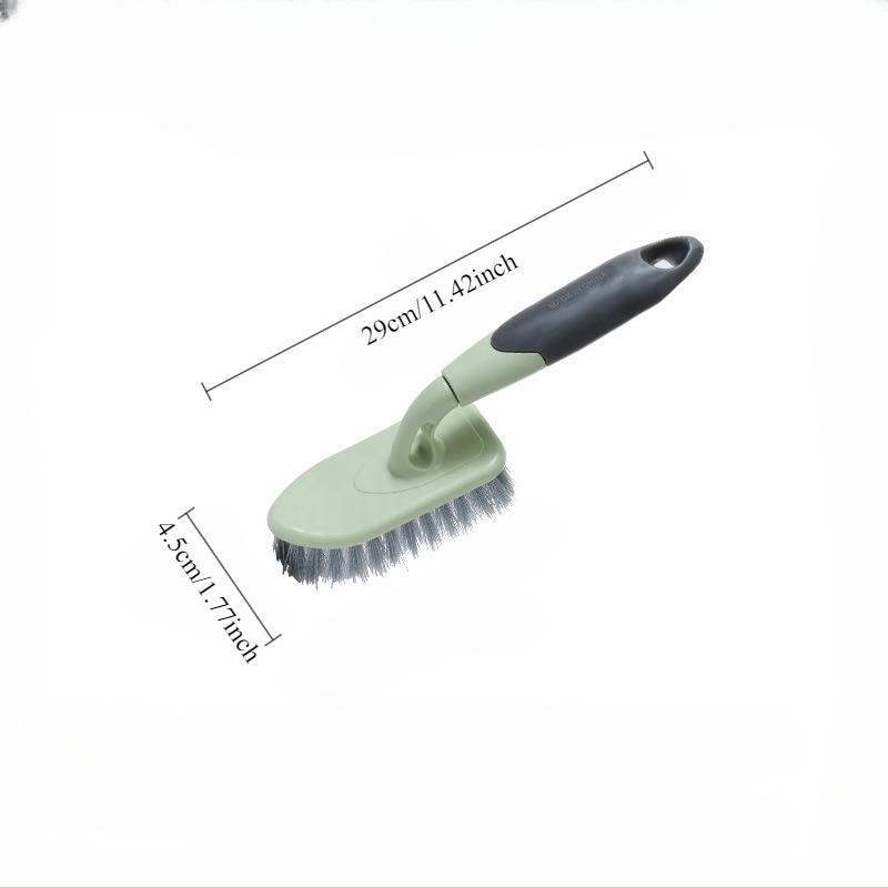 Long handled cleaning brush, floor brush, gap brush, multi-functional cleaning tool for household bathroom hard bristles 1PC