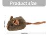 Automatic Squeaky Plush Mouse Toy For Pet Cats With Chirping Sound And Simulation Movement for Indoor Cats Enrichment