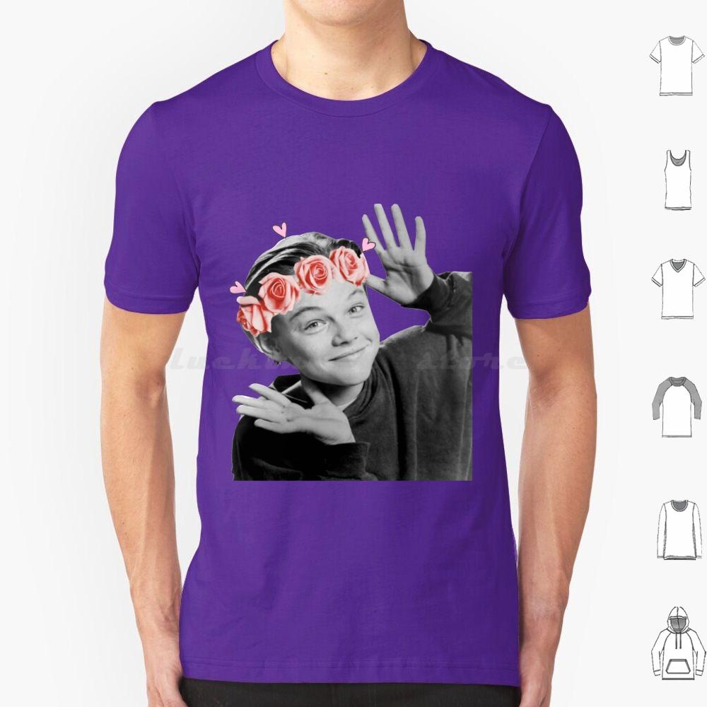 Young Leonardo Dicaprio Flower T Shirt Men Women Kids 6xl Leonardo Dicaprio Leonardo Leo Young Leo Titanic Dicaprio 90s Movies