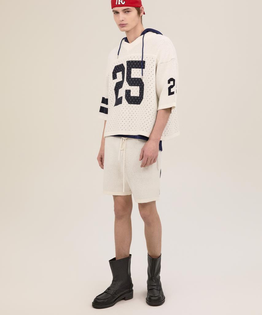 NOHANT 25 Jacquard Short Sleeve Knit Ivory
