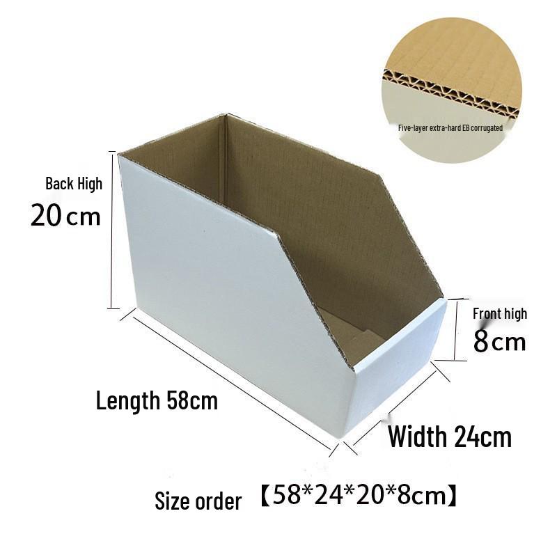 Five-Layer Super Hard Storage Organizer with Slanted Compartments for Warehouse or Supermarket