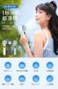 Handheld Fan with Cooling Plate Mobile Portable Handheld Instant Cooling in 1 5000mAh Large Neck Mini Desk USB High 5 Adjustable Airflow Foldable