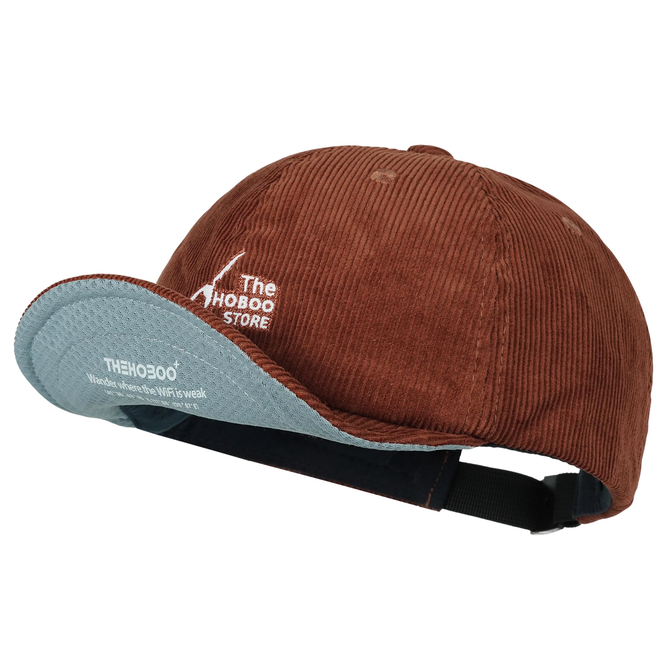 

Clape Short Brim Corduroy Umpire Perfect for and Outdoor Stylish Adjustable Casual Baseball Unisex for Men and Women Men s Cap, Hiking, Fishing,