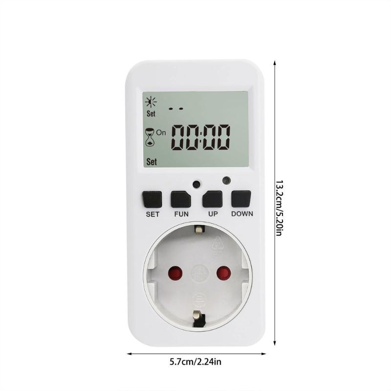 Automatic Light Switches Timer Socket Energy Save Device for Garden Outdoor Use