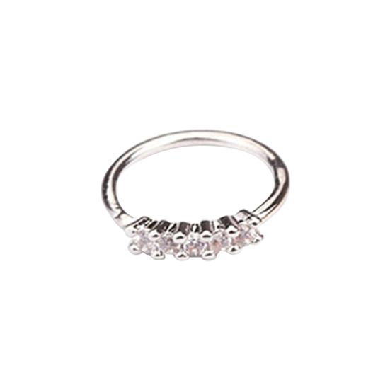 Exquisite Nose Piercing All-match Copper Creative Cartilage Tragus Nose Ring for Women