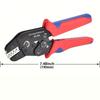 SN-58B Spring Crimping Pliers Ratcheting Wire Crimper Tools Multifunctional Manual Terminal Crimping Pliers 0.25-1.5mm² 23-16AWG